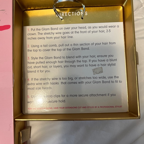 Glam Seamless Halo/Clip in Hair Extensions - Picture 5 of 9